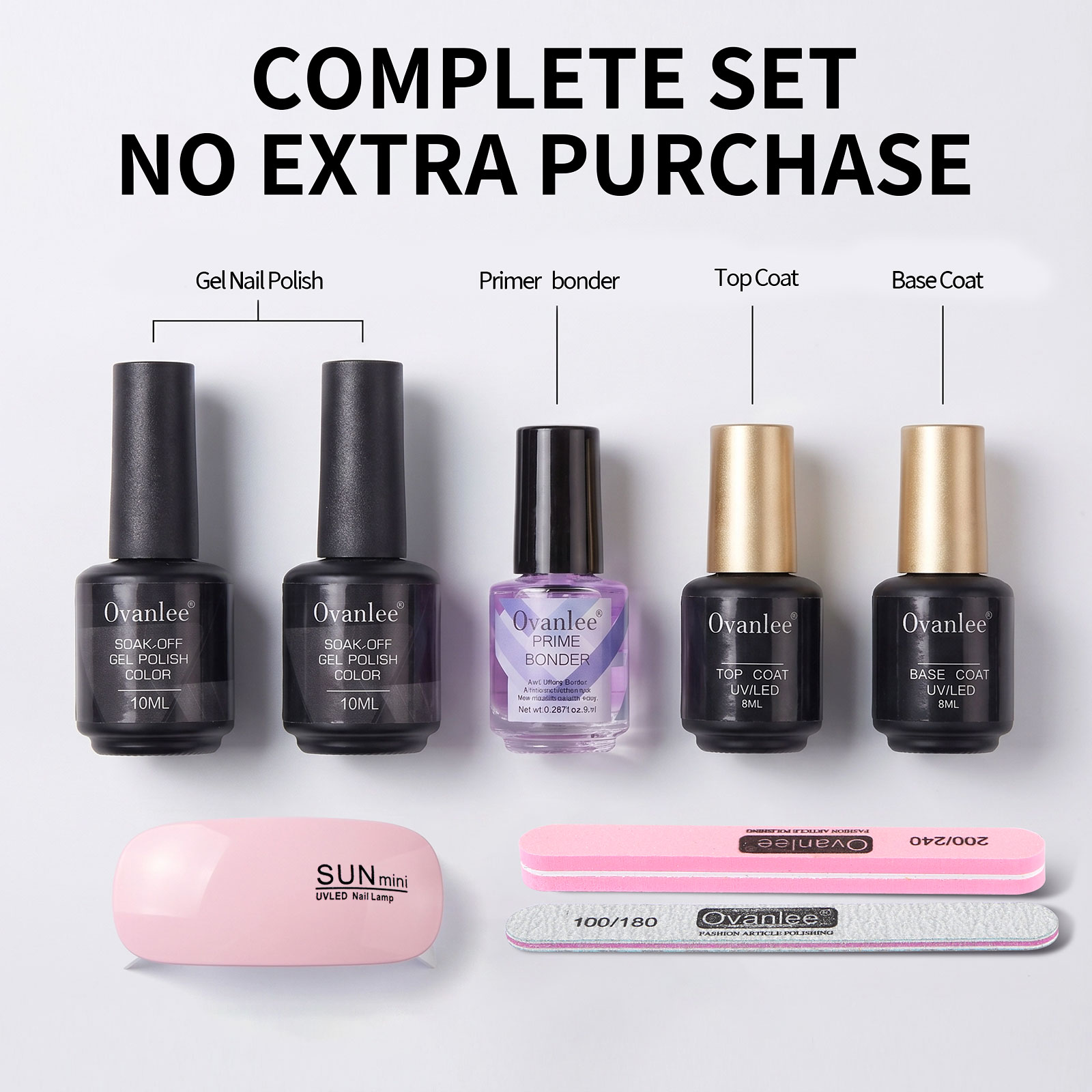 Exposure Unit Uv - Gel Nail Polish Kit With UV