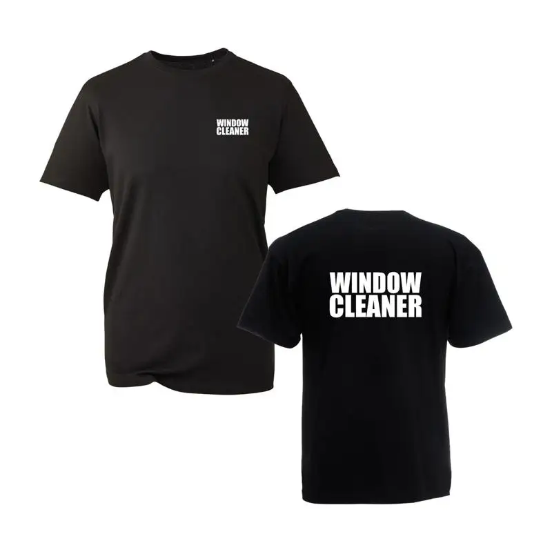 Commercial Glass Printing - Window Cleaner Print T Shirt Cleaning