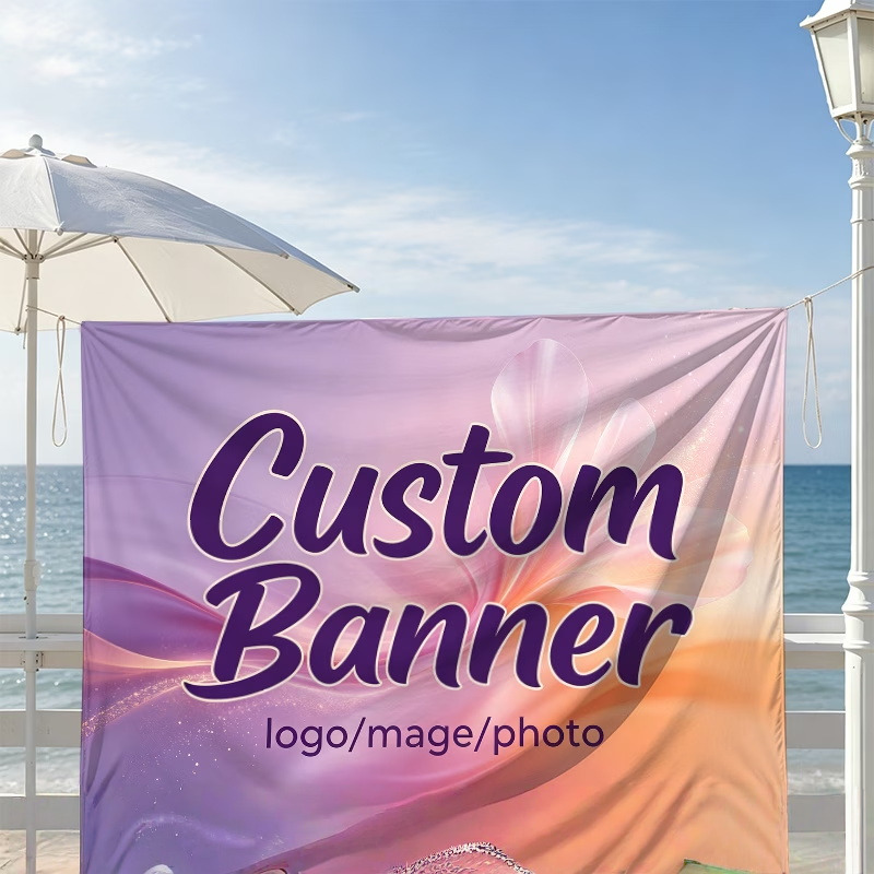 Commercial Printing Photoshop - Custom Banner Flags Suitable For Graduation