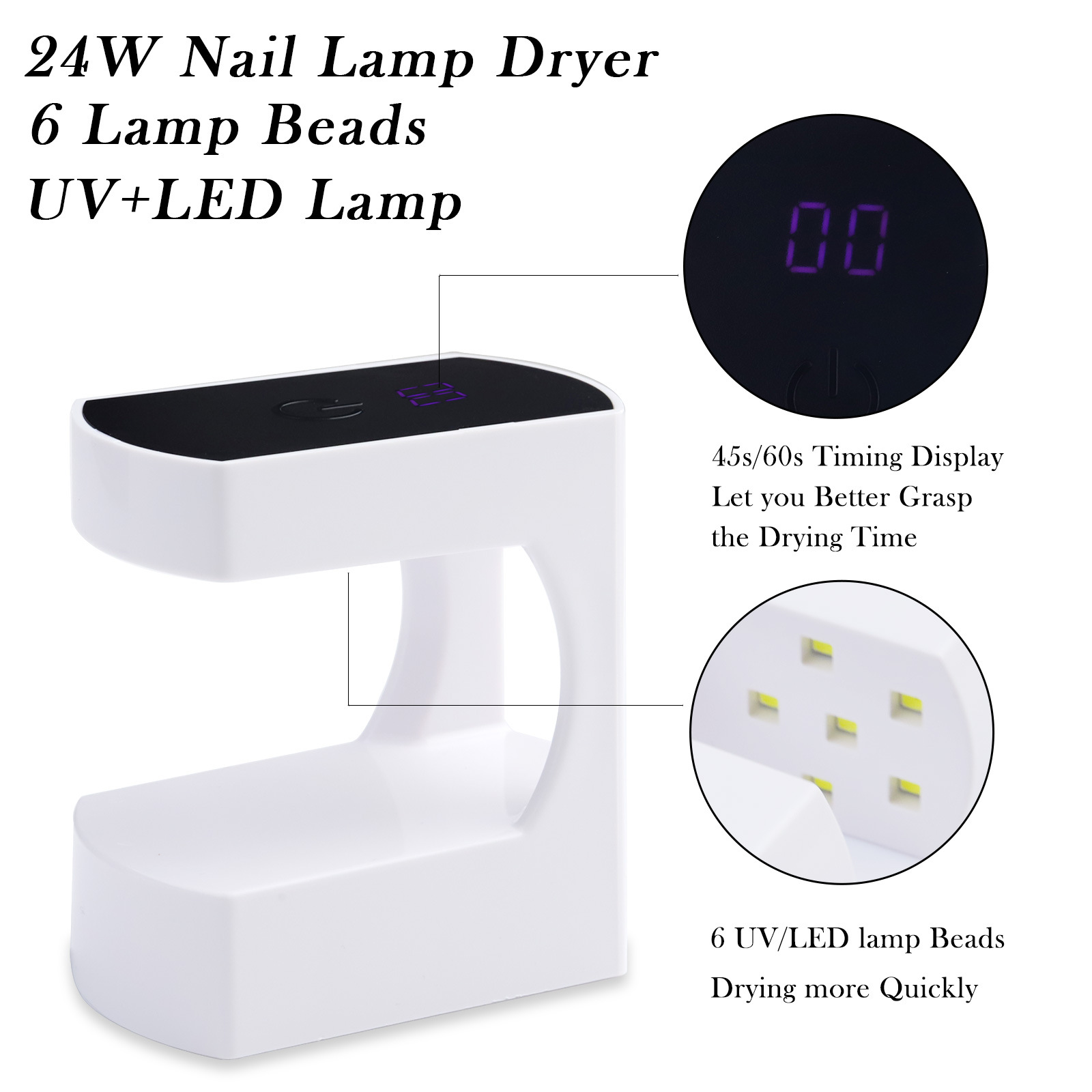 Exposure Unit Uv - Mini USB Nail Lamp LED&UV Manicure