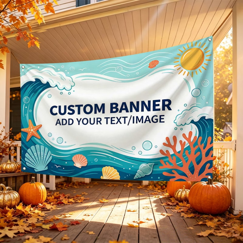Commercial Printing Photoshop - Custom Banner Flags Suitable For Graduation