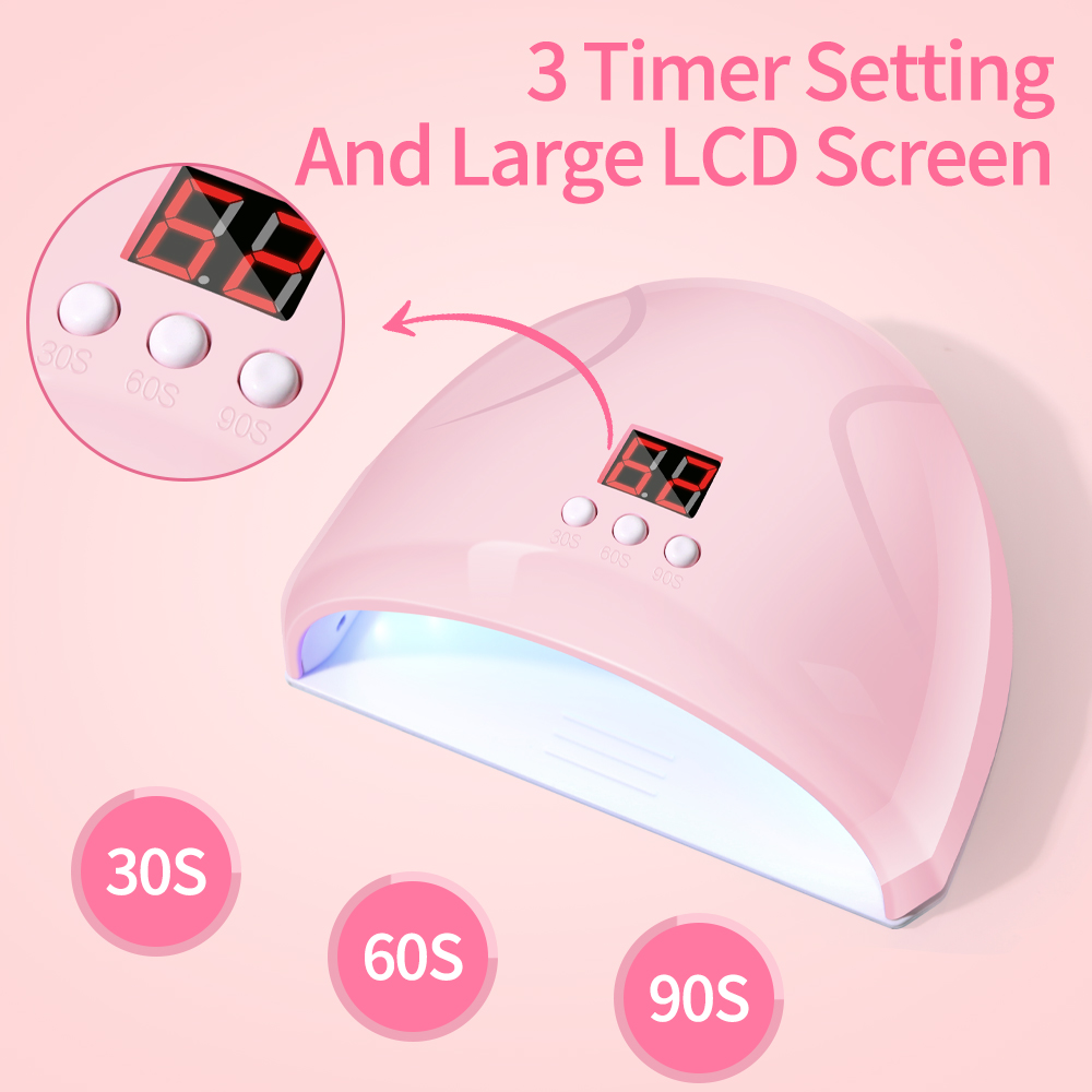 LED UV Nail Lamp Infrared Sens - Exposure Unit Uv recension och pris