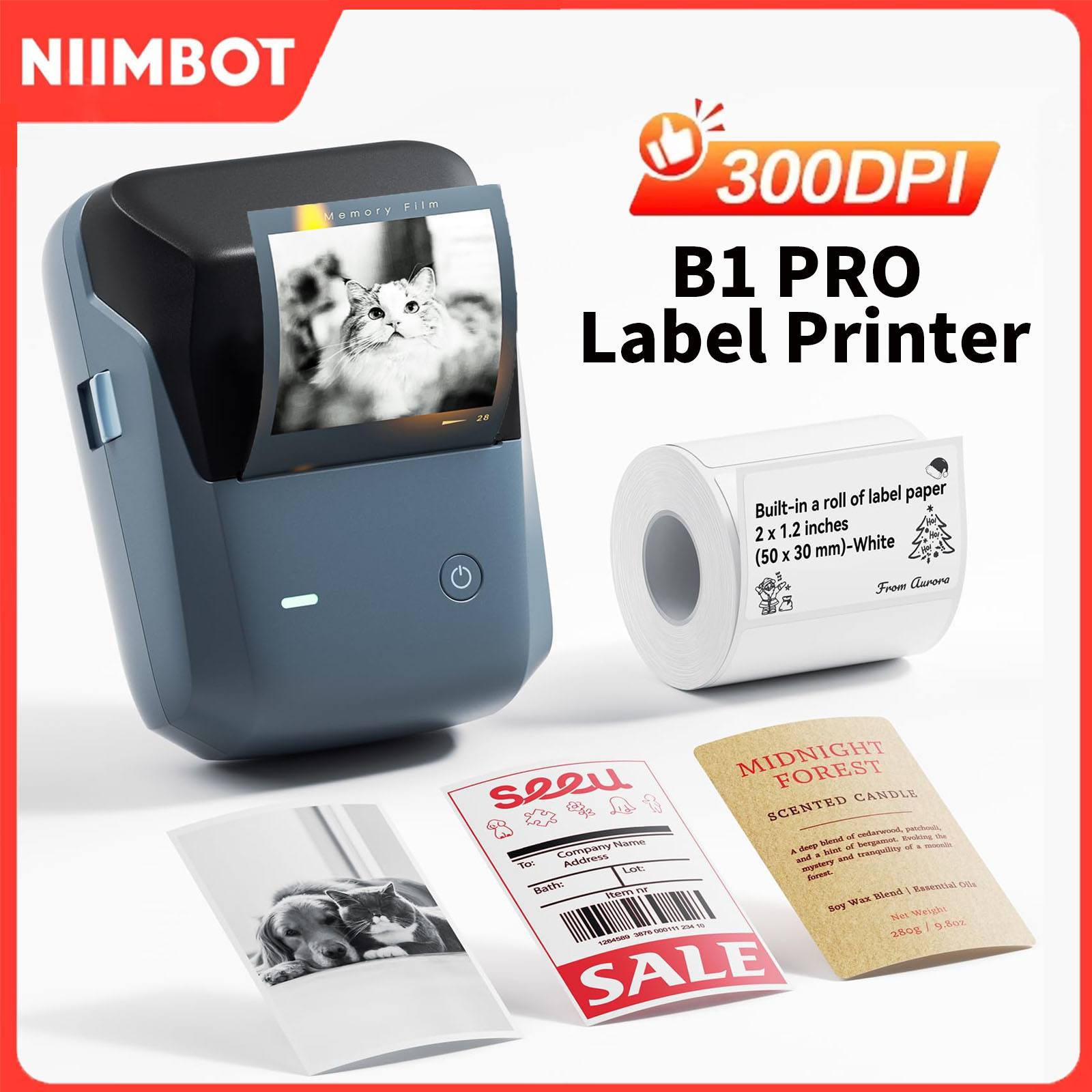 Niimbot B1/B1PRO Label Printer - Commercial Printing Network recension och pris