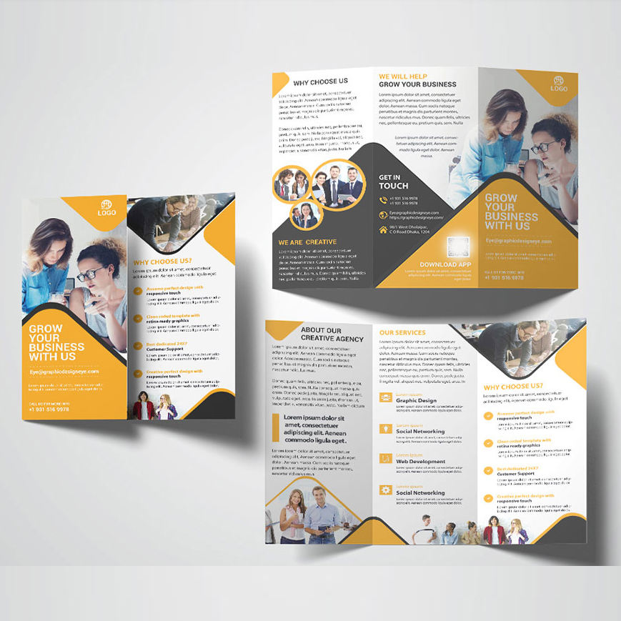 Custom Full Color Flyer Brochu - Commercial Printing Supplies recension och pris