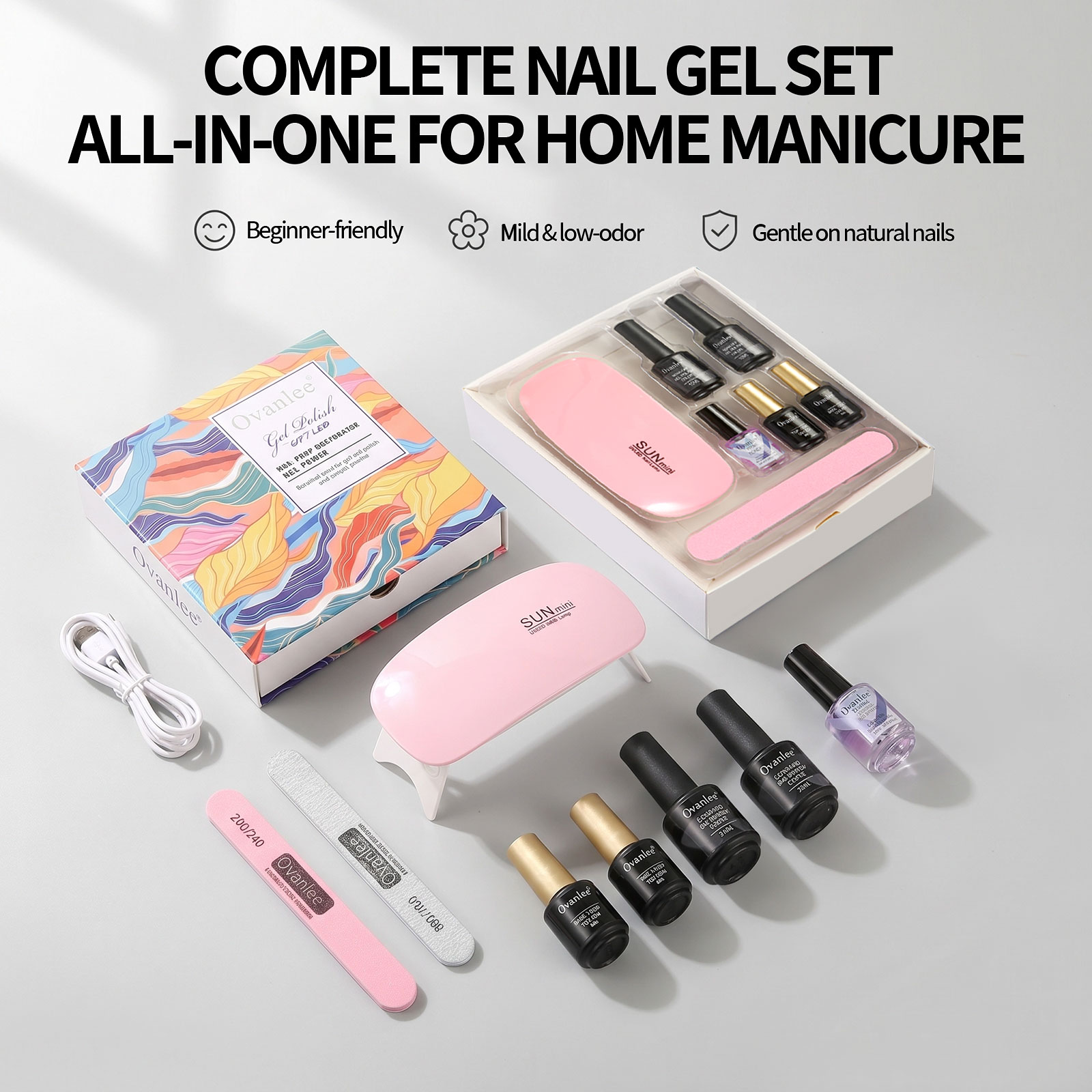 Ovanlee 5-Piece UV Gel Polish  - Exposure Unit Uv recension och pris