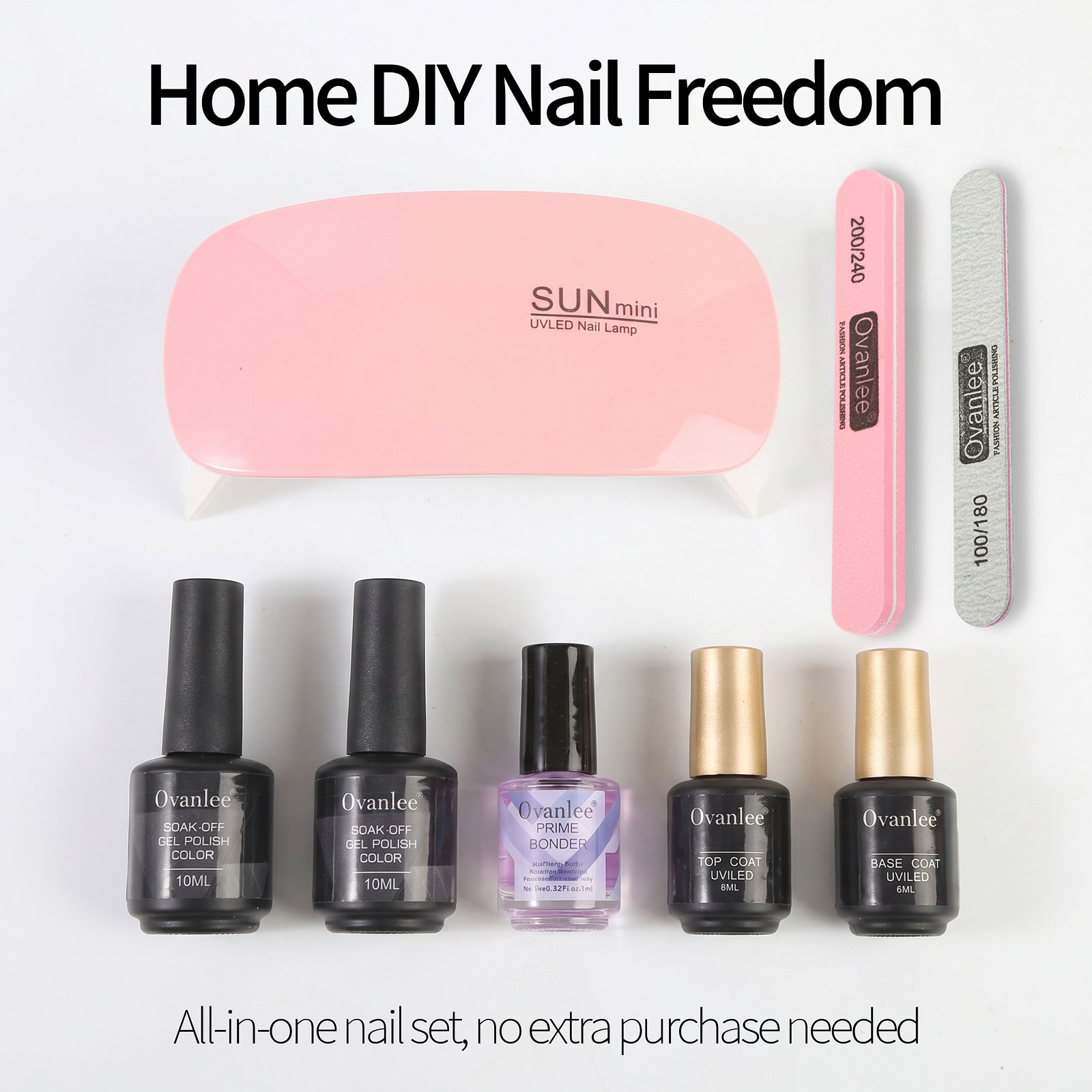Ovanlee 5-Piece UV Gel Polish  - Exposure Unit Uv recension och pris