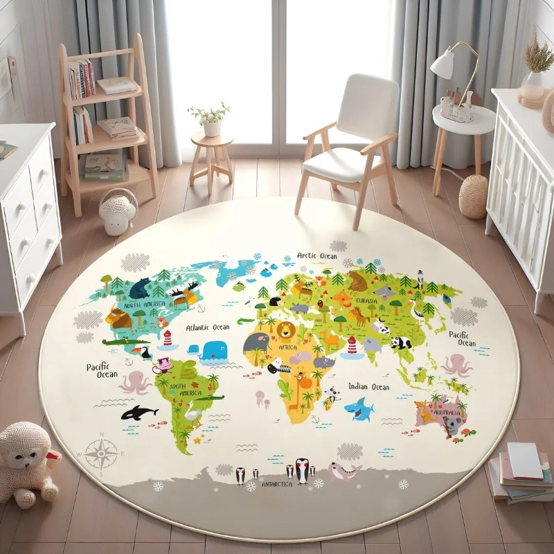  Play Round Floor Mat Animal W - Commercial Printing Format recension och pris