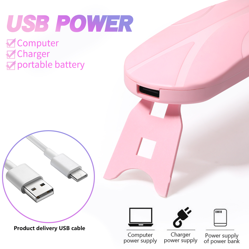 Foldable Mini UV LED Nail Lamp - Exposure Unit Uv recension och pris