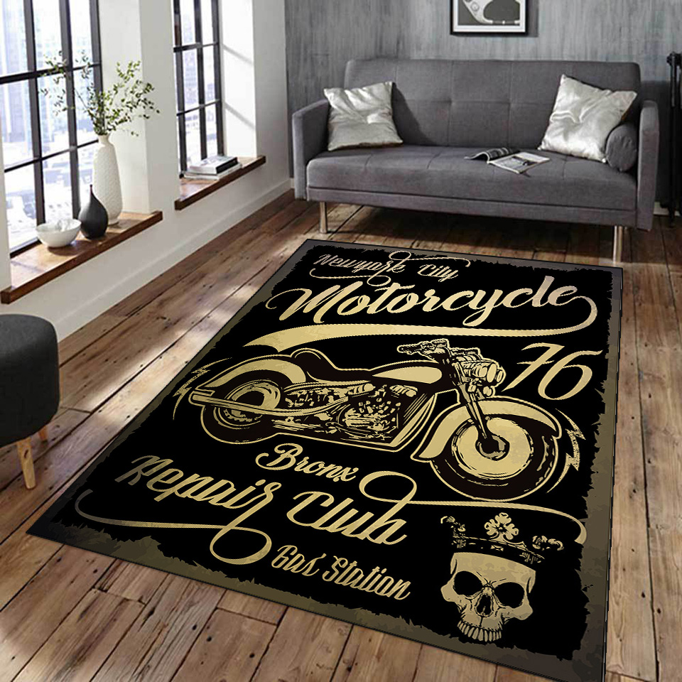 Retro Classic Motorcycle Car P - Commercial Printing Format recension och pris