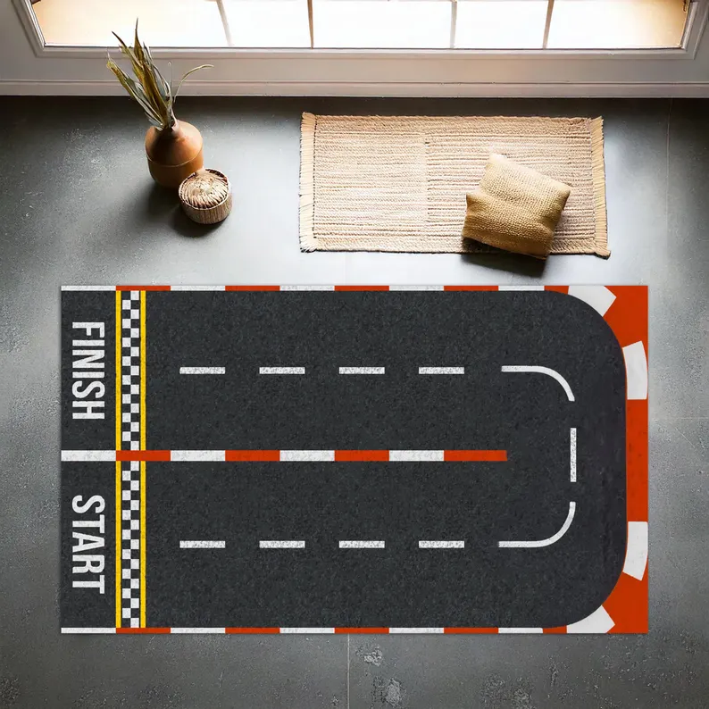 Racing Track Carpet Urban Tran - Commercial Printing Format recension och pris