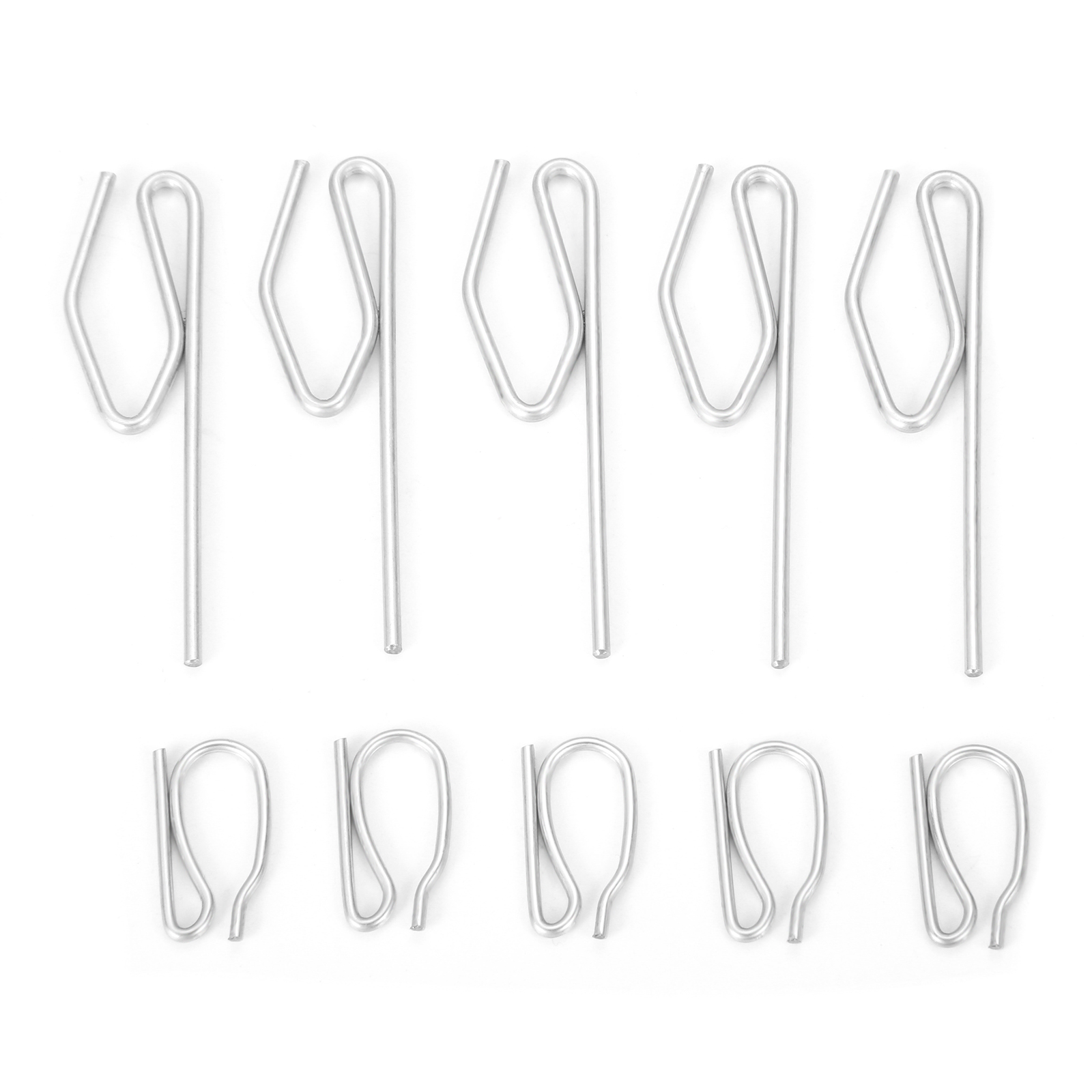 10Pcs Metal Steel Curtain Hook - Commercial Offset Printing recension och pris