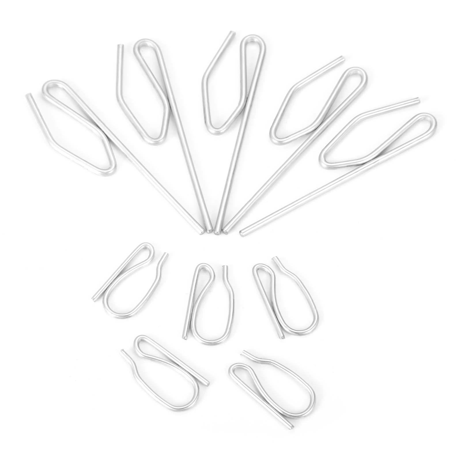 10Pcs Metal Steel Curtain Hook - Commercial Offset Printing recension och pris