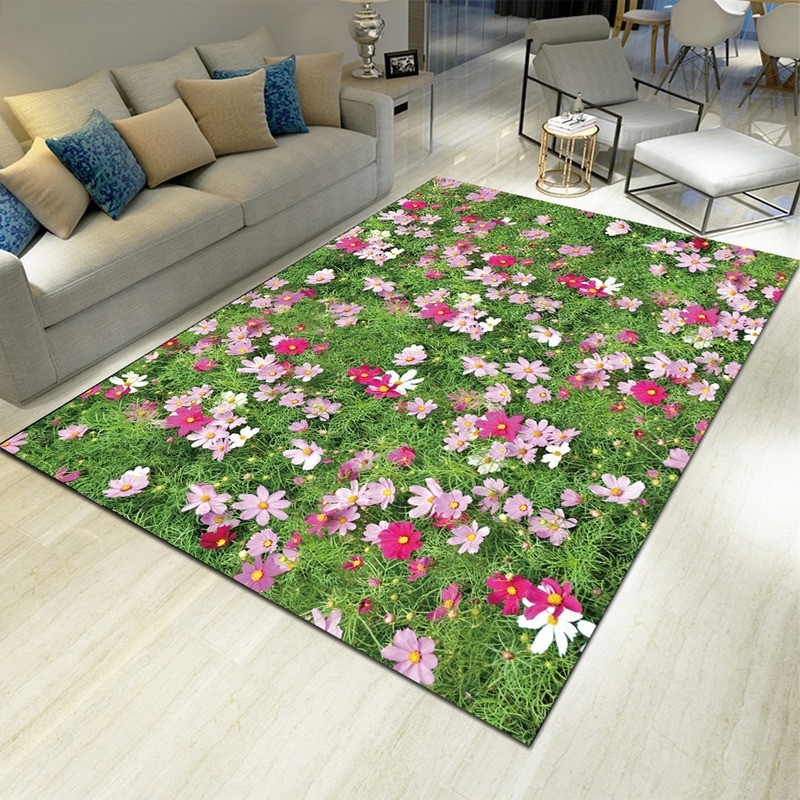Landscape Floral Print Carpet  - Commercial Printing Format recension och pris