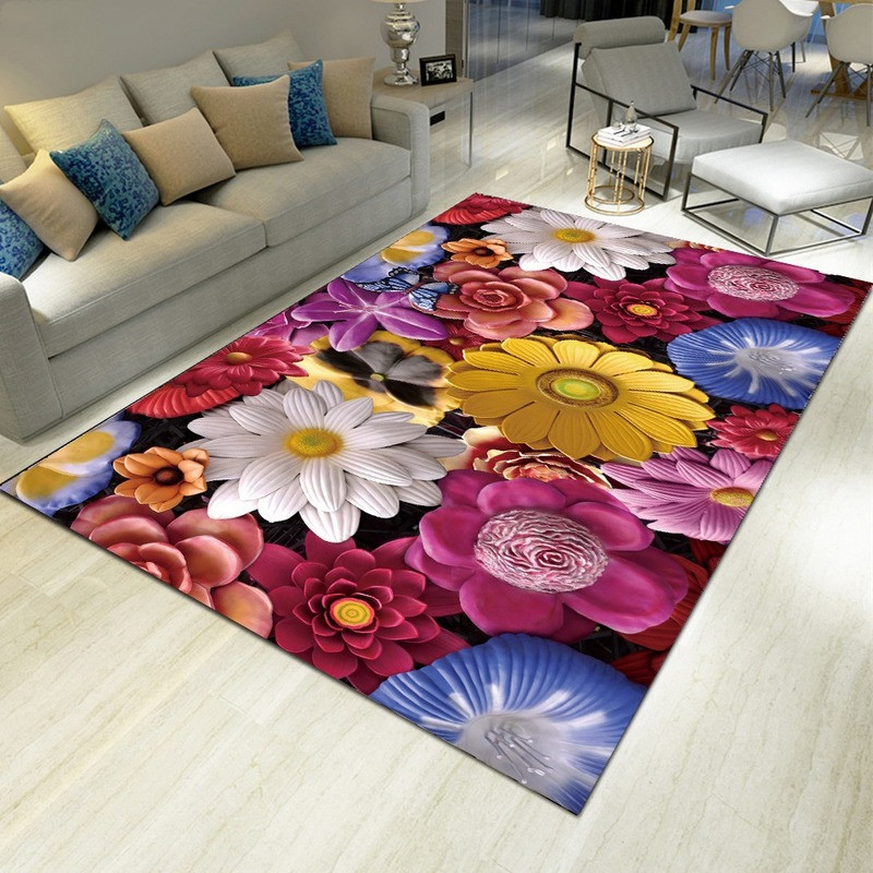 Landscape Floral Print Carpet  - Commercial Printing Format recension och pris