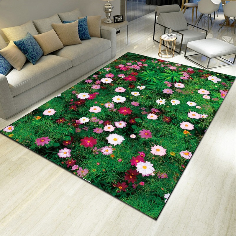 Landscape Floral Print Carpet  - Commercial Printing Format recension och pris
