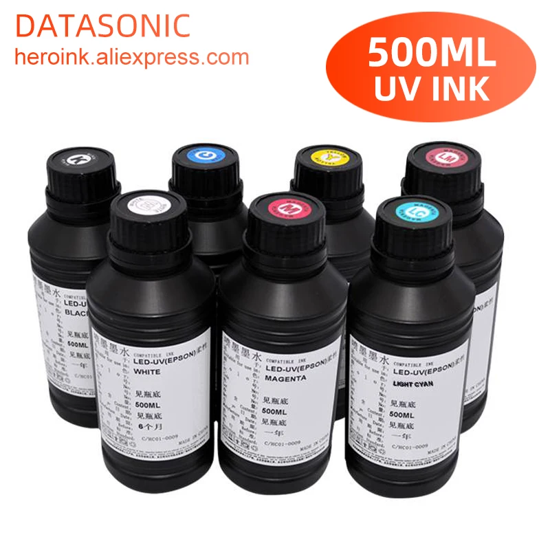 500ML Bottle LED UV Ink For Ep - Solvent Printer Ink recension och pris