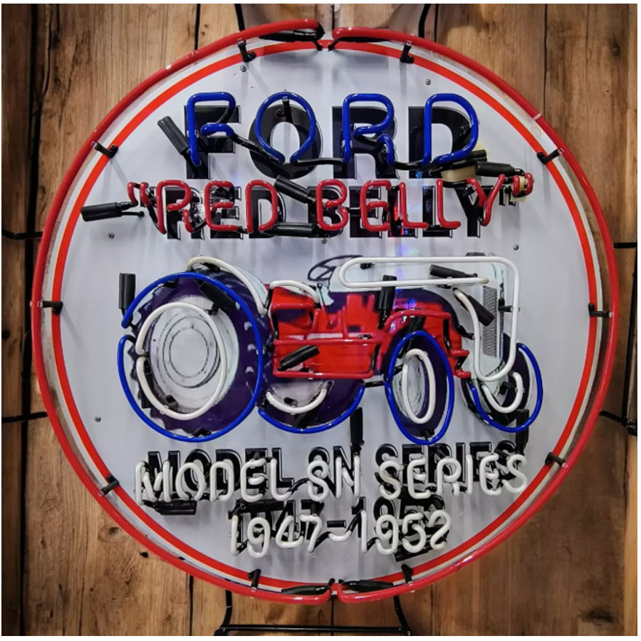 For Red Belly Neon Sign Tracto - Commercial Wall Printing recension och pris