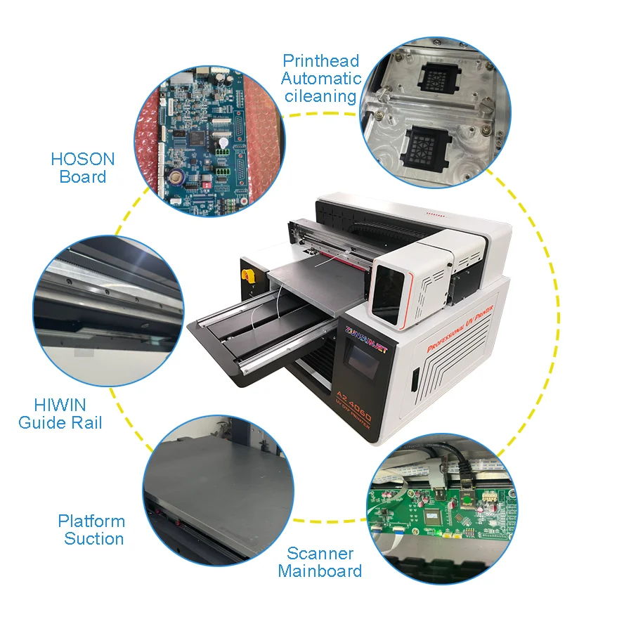 Small A2 Flatbed UV Dtf Inkjet - Uv Flatbed Printer recension och pris